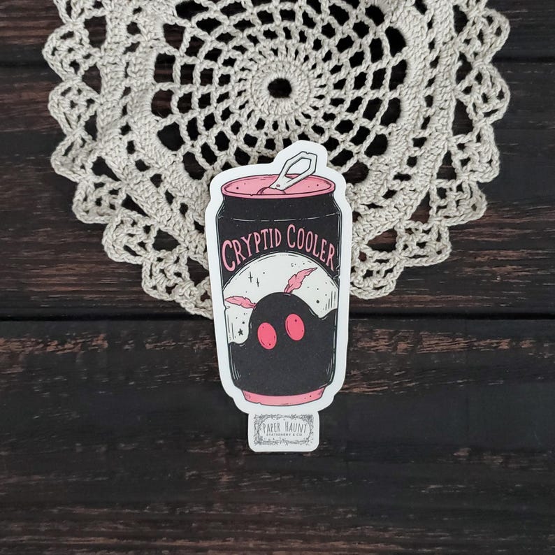 MOTHMAN Soda Sticker