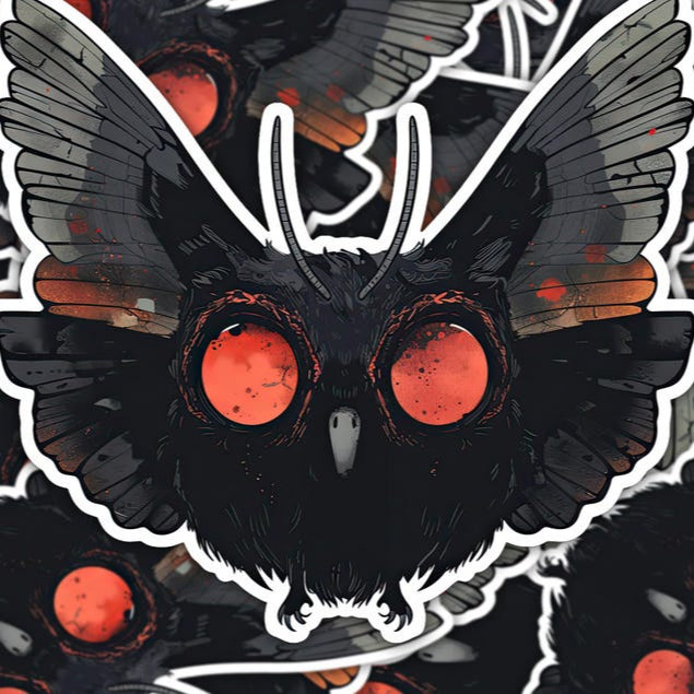 Mothman Vinyl Sticker