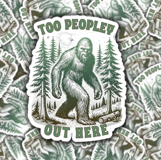 Too Peopley Introvert  Stickers
