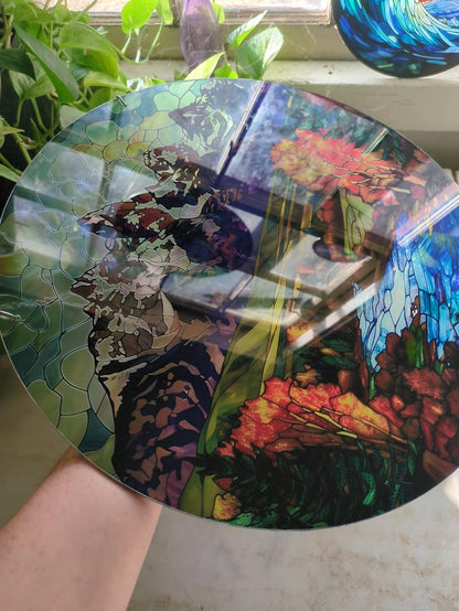 Grand Teton National Park Stained Glass Suncatcher