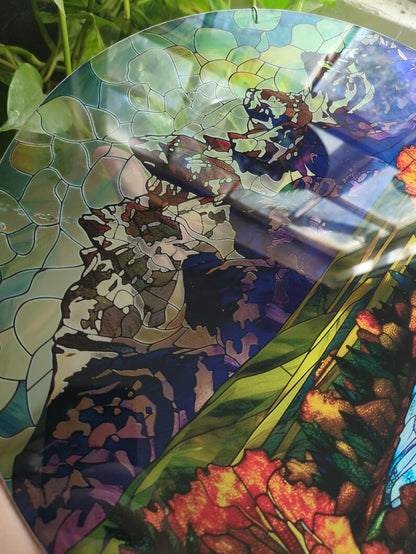 Grand Teton National Park Stained Glass Suncatcher
