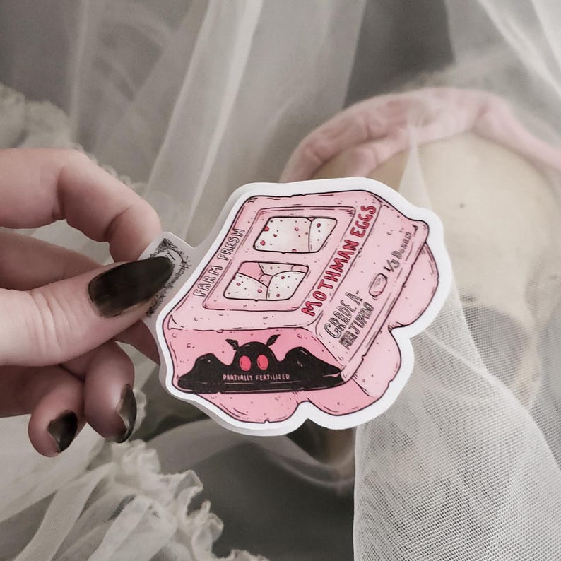 MOTHMAN Eggs Sticker