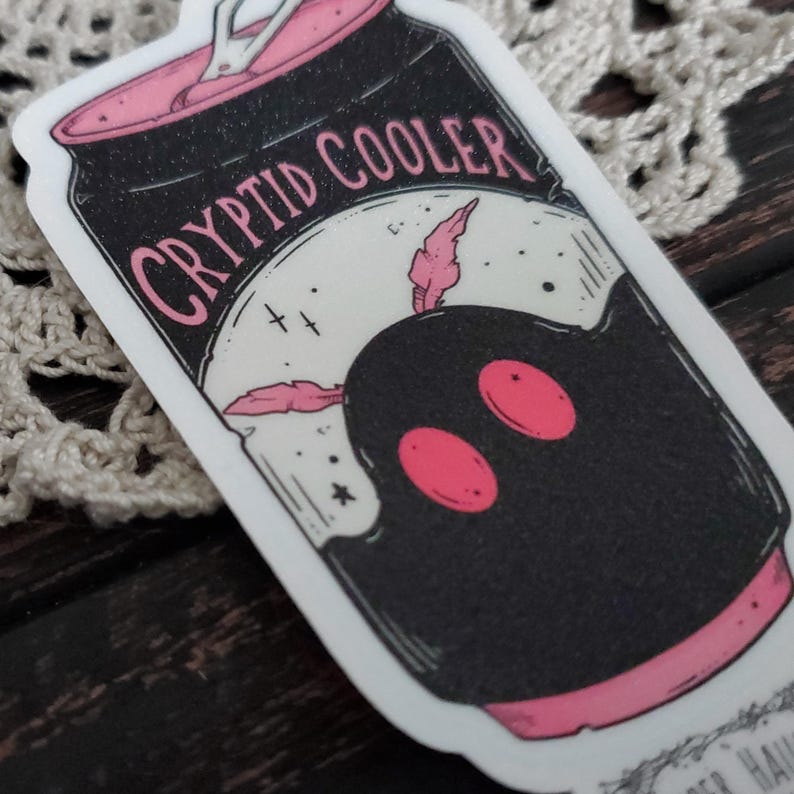 MOTHMAN Soda Sticker