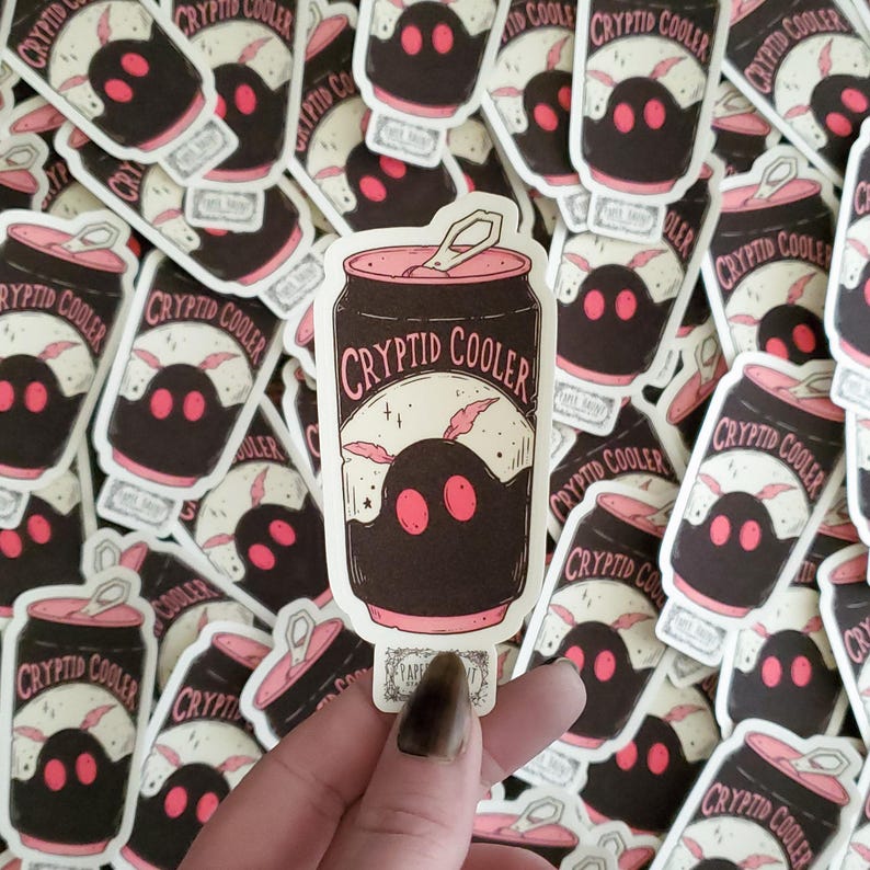 MOTHMAN Soda Sticker