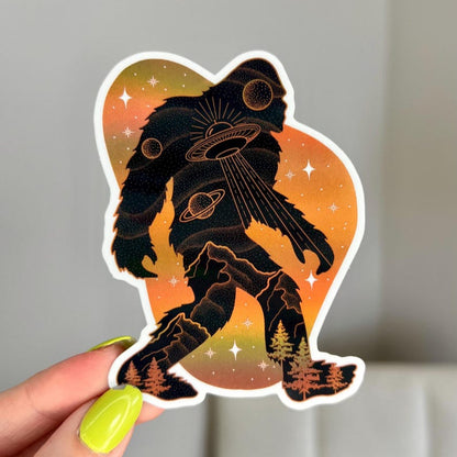 Bigfoot Holographic Dishwasher Safe Stickers