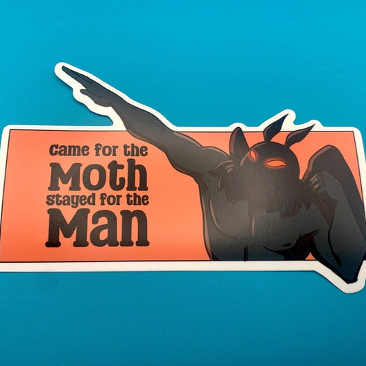 Mothman Cryptid Sticker