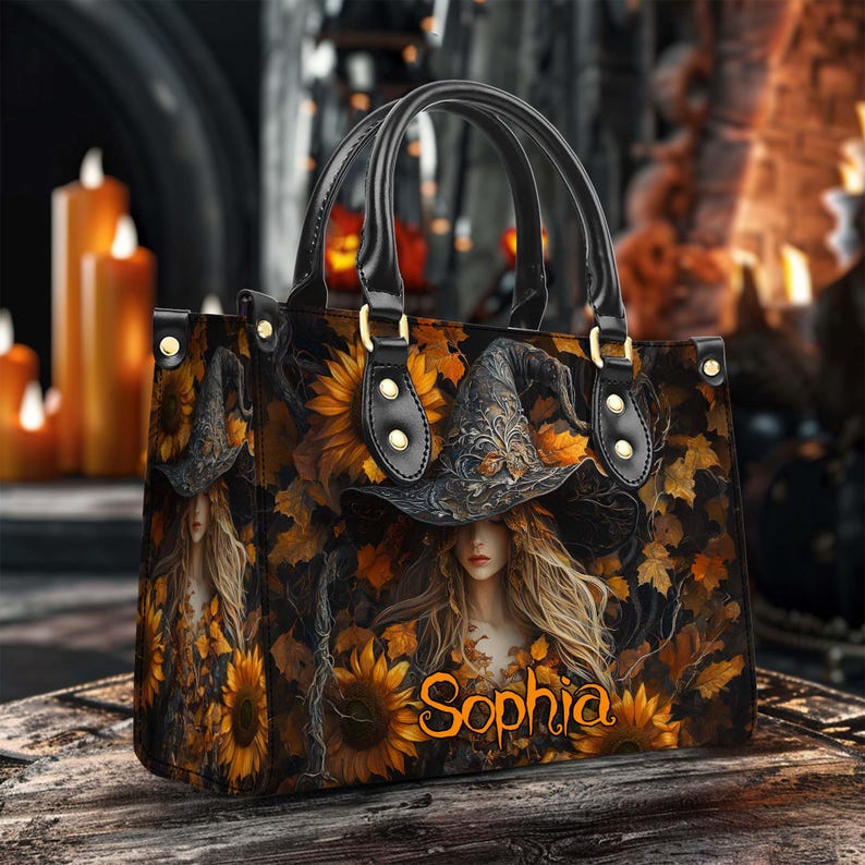 Personalized Mystic Charm Leather Handbag