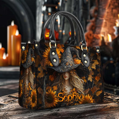 Personalized Mystic Charm Leather Handbag