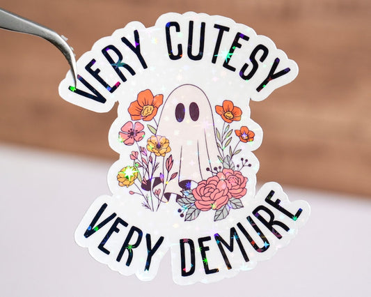 Very Cutesy Very Demure Sticker