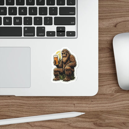 Retro Relaxation Sasquatch Sticker