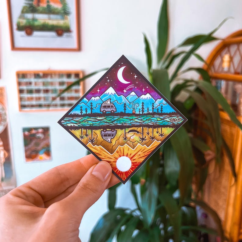 TIME AND PLACE Sticker
