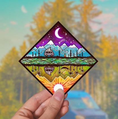 TIME AND PLACE Sticker