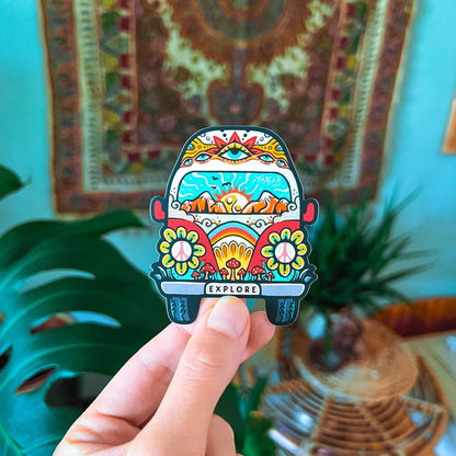 EXPLORE VAN Sticker