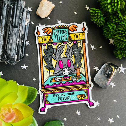 Mothman Fortune Teller Vinyl Sticker