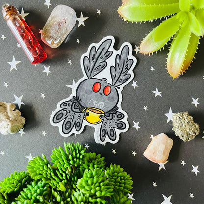 Mothman Coffee Sticker