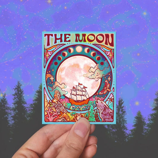THE MOON Sticker