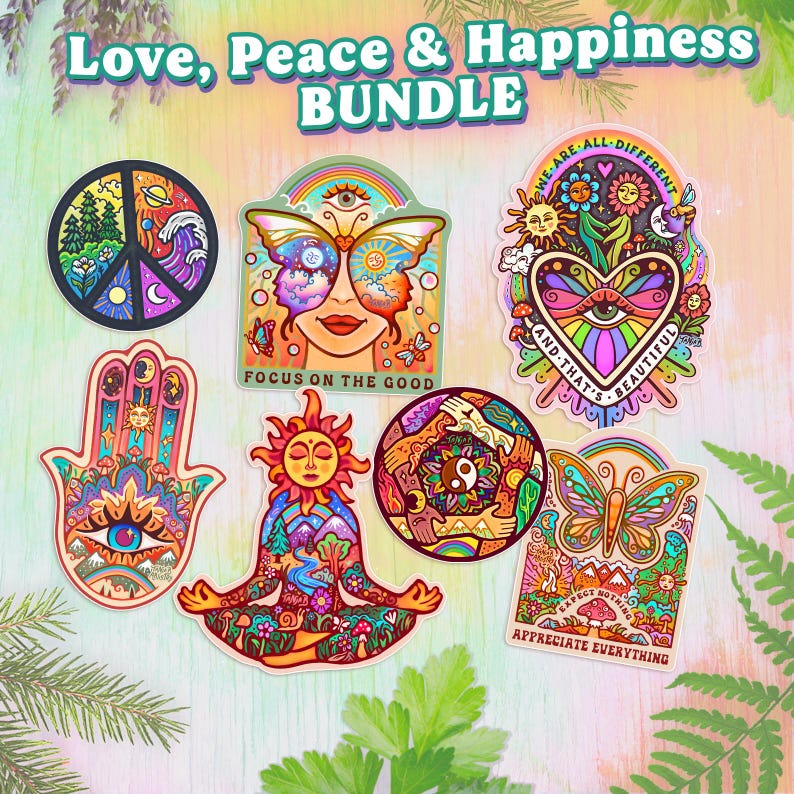 HAMSA HAND Sticker