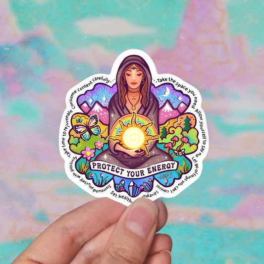 PROTECT YOUR ENERGY Sticker