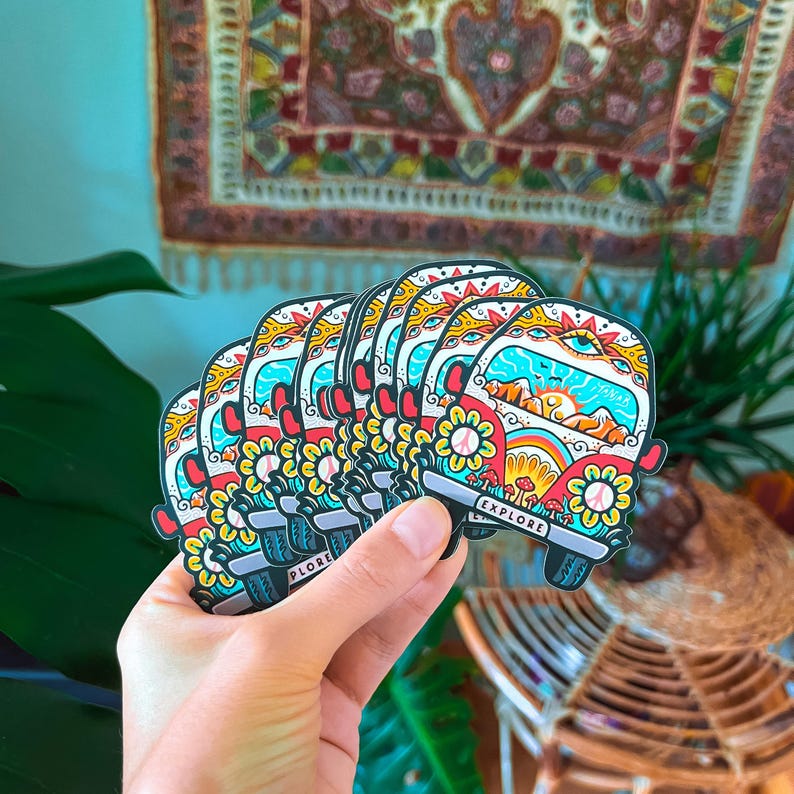 EXPLORE VAN Sticker