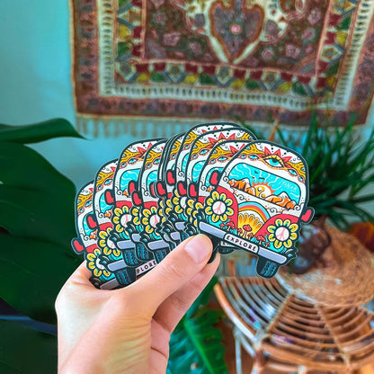 EXPLORE VAN Sticker