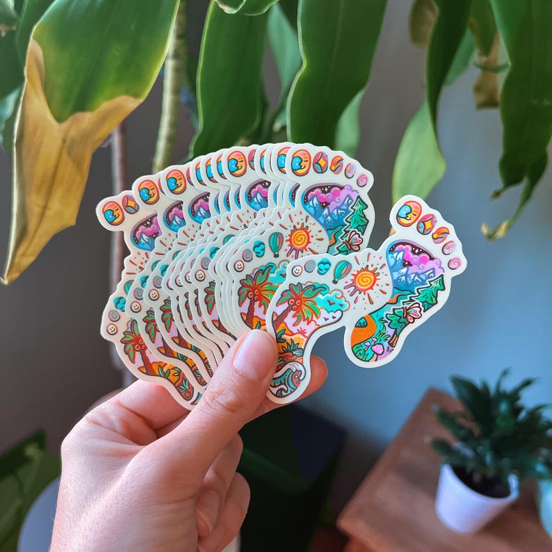 FOOTPRINTS Sticker