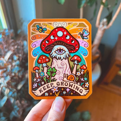 KEEP GROWING Sticker
