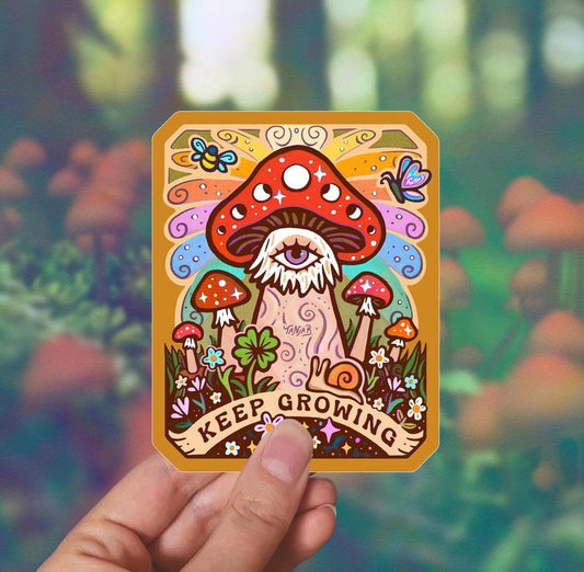 KEEP GROWING Sticker