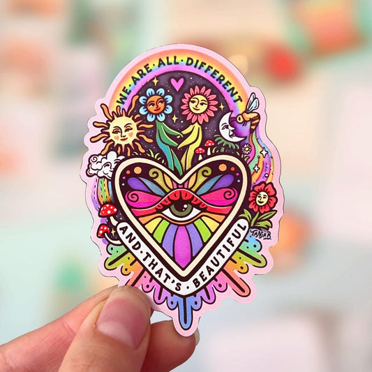 DIFFERENCE IS BEAUTIFUL Sticker