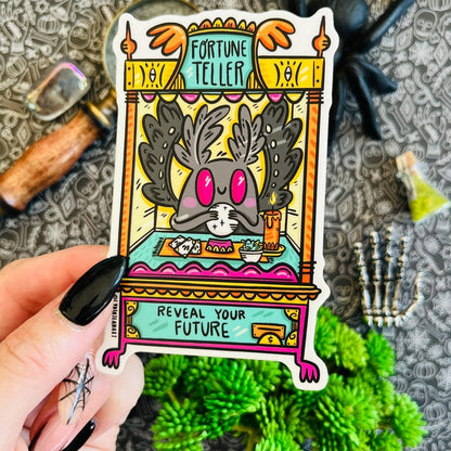 Mothman Fortune Teller Vinyl Sticker