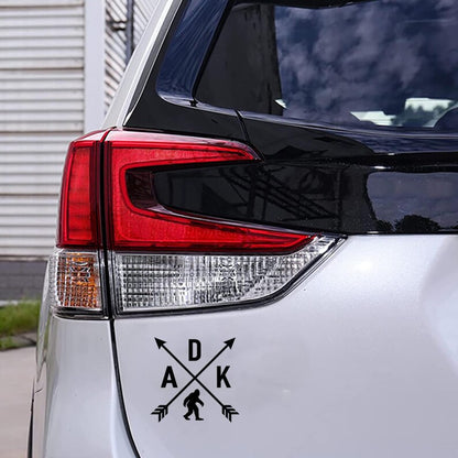 ADK Bigfoot Compass Arrow Sticker
