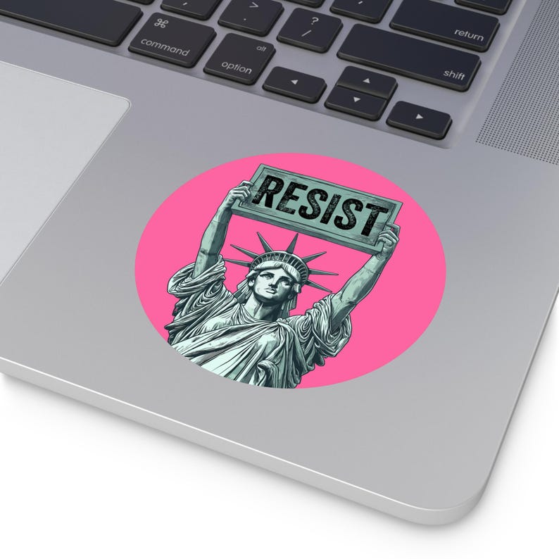 Resist Sign Sticker