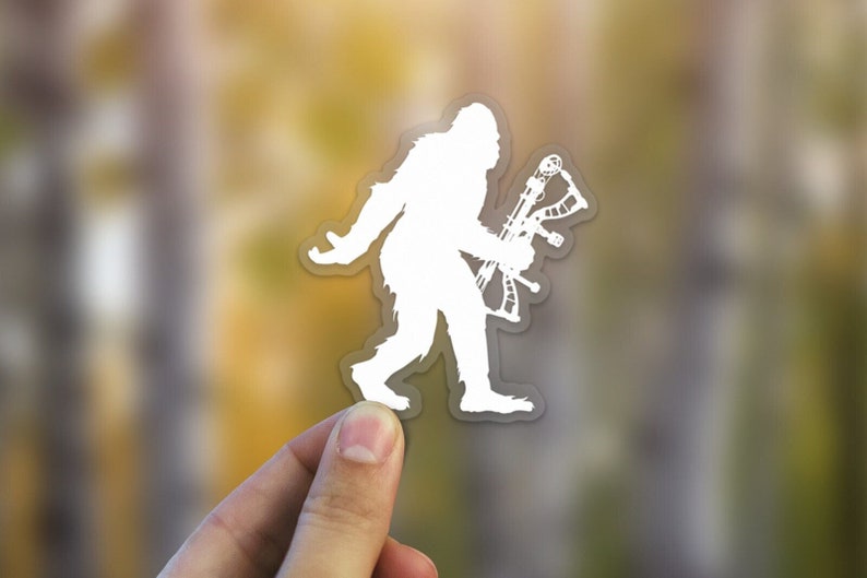 Sasquatch Bow Hunting Stickers
