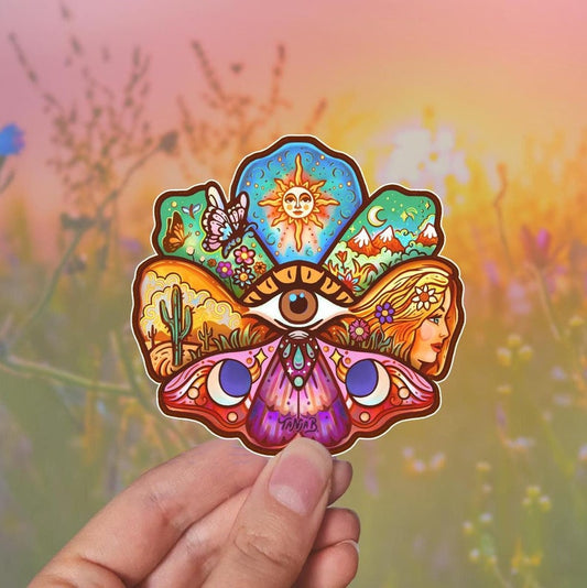 FLOWER EYE Sticker
