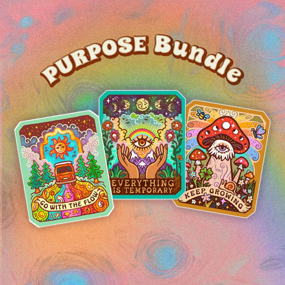 GO WITH The FLOW Sticker