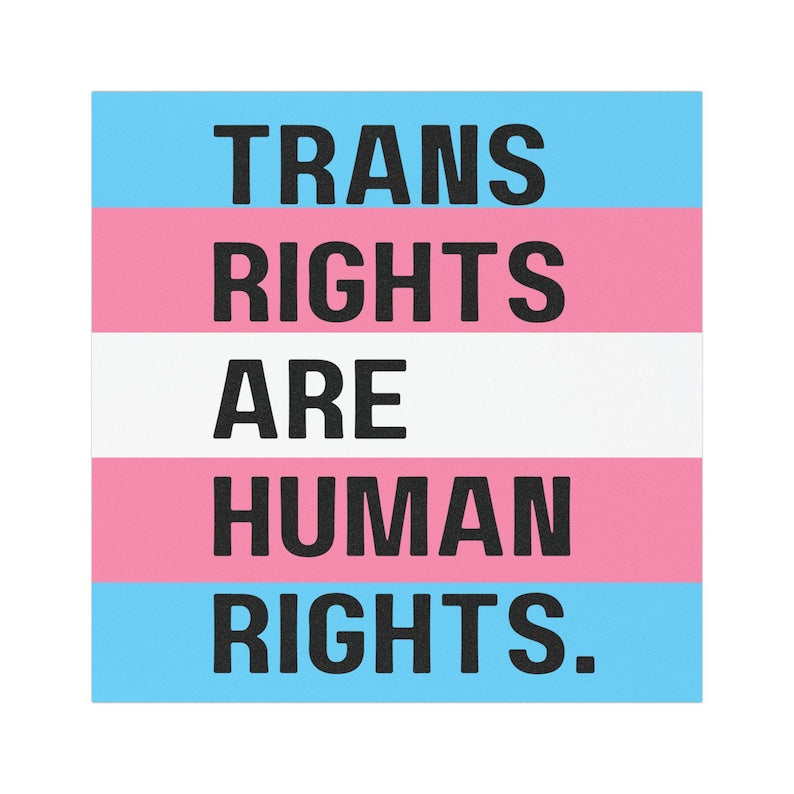 Trans Rights Are Human Rights Sticker