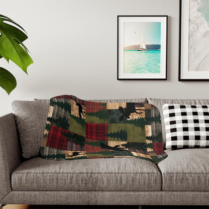 Forest Cozy Sherpa Blanket