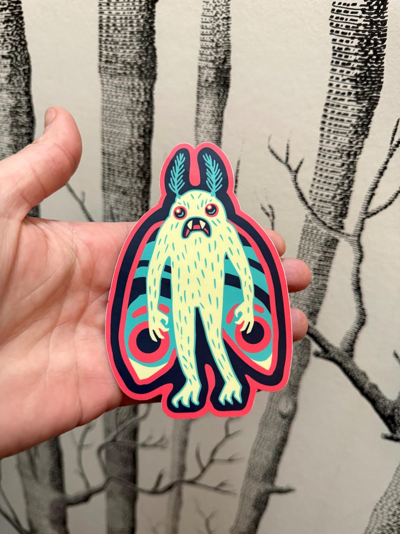 Mothman Vinyl Sticker