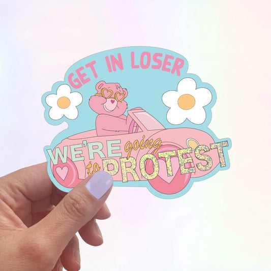 Protest Sticker