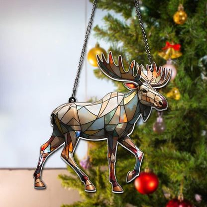 Moose ACRYLIC Window Hanging