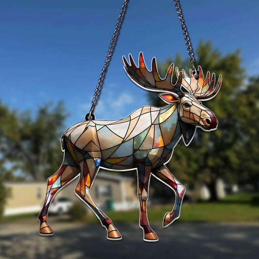 Moose ACRYLIC Window Hanging