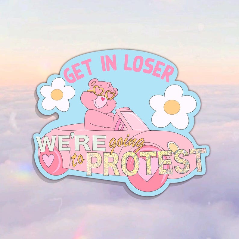 Protest Sticker