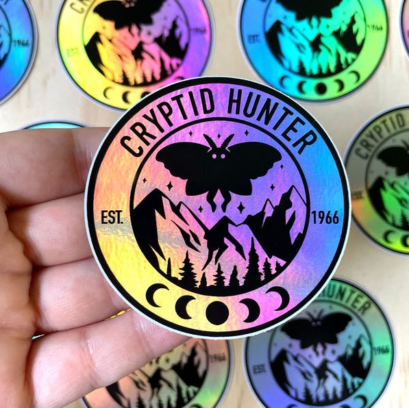 Mothman Cryptid Hunters Sticker