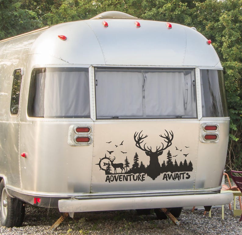 Adventure Awaits Camper RV Decal