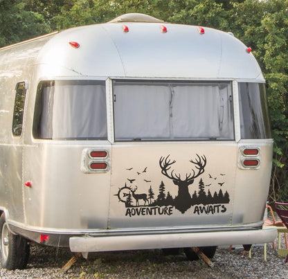 Adventure Awaits Camper RV Decal