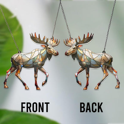 Moose ACRYLIC Window Hanging