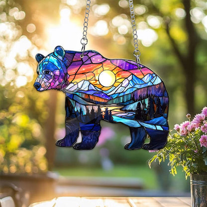 Grizzly Bear Acrylic Window Hangings