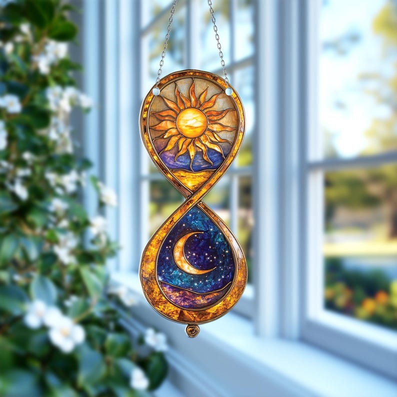 Sun & Moon Infinity Acrylic Window