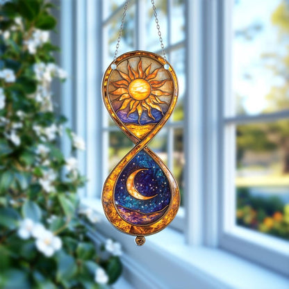 Sun & Moon Infinity Acrylic Window