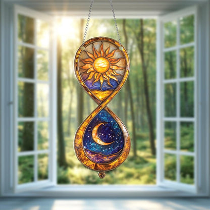 Sun & Moon Infinity Acrylic Window