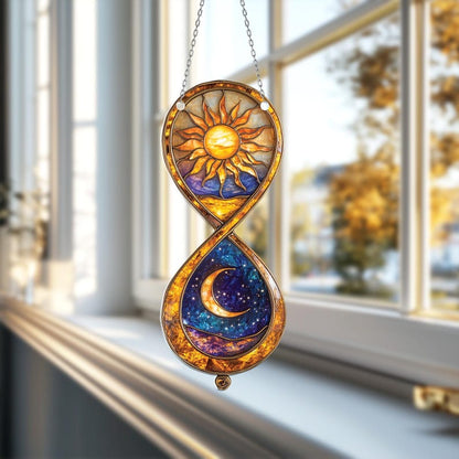 Sun & Moon Infinity Acrylic Window